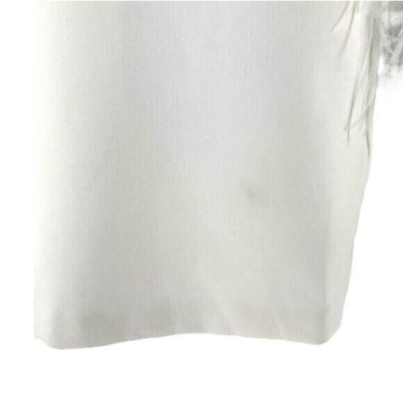 Tuckernuck NEW White Feather Mod Ellie Long Sleeve Cocktail Mini Dress Size XXL - Picture 7 of 10